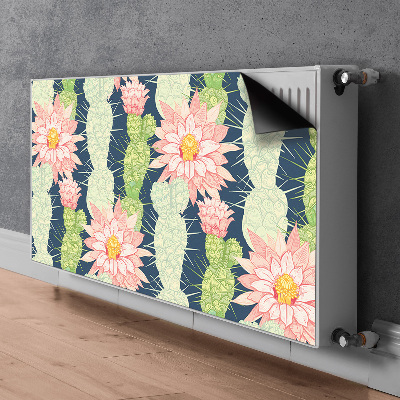 Magnetisk radiatorkåpa Kaktus blommor