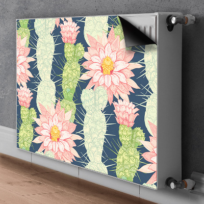 Magnetisk radiatorkåpa Kaktus blommor