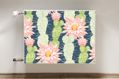 Magnetisk radiatorkåpa Kaktus blommor
