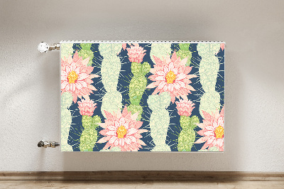 Magnetisk radiatorkåpa Kaktus blommor