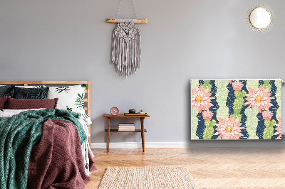 Magnetisk radiatorkåpa Kaktus blommor