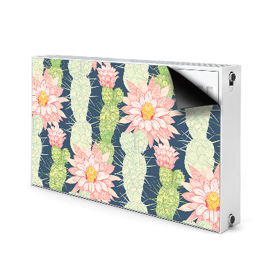 Magnetisk radiatorkåpa Kaktus blommor
