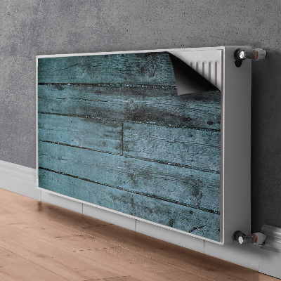 Magnetisk radiatorkåpa Blå brädor