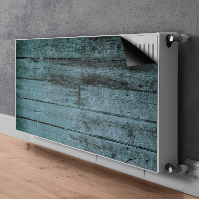 Magnetisk radiatorkåpa Blå brädor