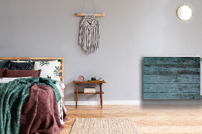 Magnetisk radiatorkåpa Blå brädor