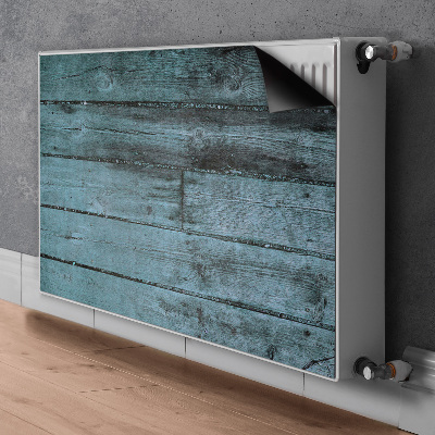 Magnetisk radiatorkåpa Blå brädor