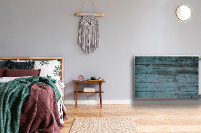 Magnetisk radiatorkåpa Blå brädor