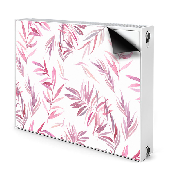 Magnetisk radiatorkåpa Rosa löv