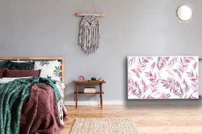 Magnetisk radiatorkåpa Rosa löv