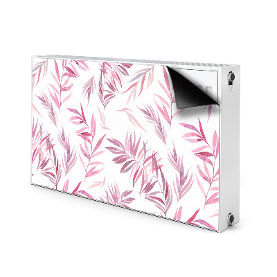 Magnetisk radiatorkåpa Rosa löv