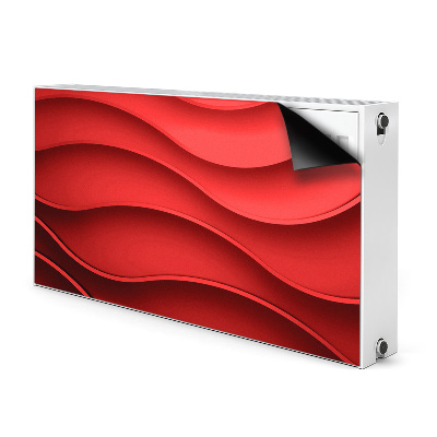 Magnetiskt radiatorskydd Röd abstraktion