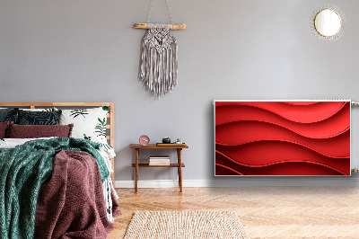 Magnetiskt radiatorskydd Röd abstraktion