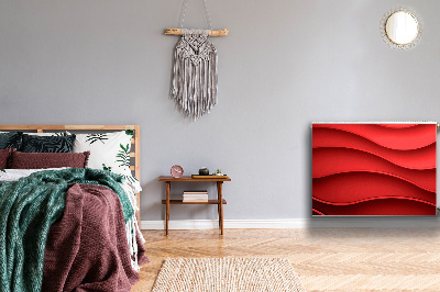 Magnetiskt radiatorskydd Röd abstraktion
