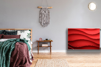 Magnetiskt radiatorskydd Röd abstraktion