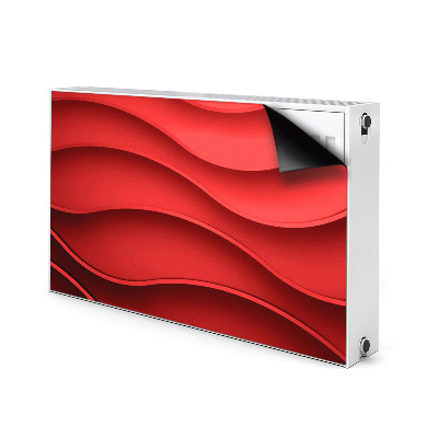Magnetiskt radiatorskydd Röd abstraktion