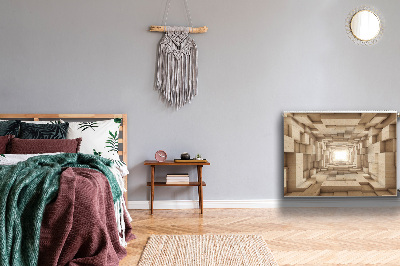 Magnetiskt radiatorskydd Trä abstraktion