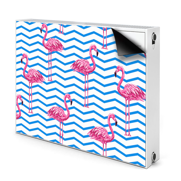 Magnetisk radiatorkåpa Flamingos