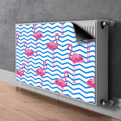 Magnetisk radiatorkåpa Flamingos