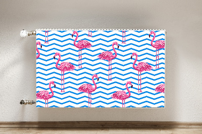 Magnetisk radiatorkåpa Flamingos