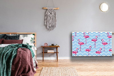Magnetisk radiatorkåpa Flamingos