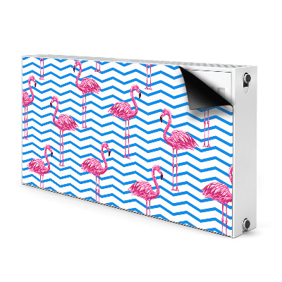 Magnetisk radiatorkåpa Flamingos