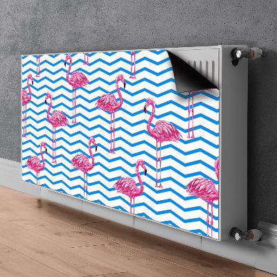 Magnetisk radiatorkåpa Flamingos