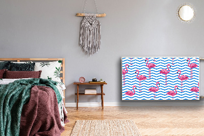 Magnetisk radiatorkåpa Flamingos