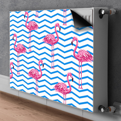 Magnetisk radiatorkåpa Flamingos