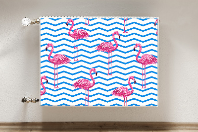 Magnetisk radiatorkåpa Flamingos