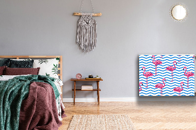 Magnetisk radiatorkåpa Flamingos