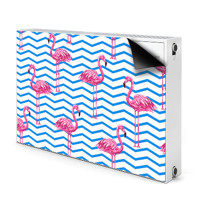 Magnetisk radiatorkåpa Flamingos