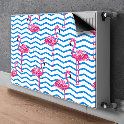 Magnetisk radiatorkåpa Flamingos