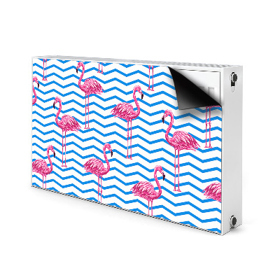 Magnetisk radiatorkåpa Flamingos