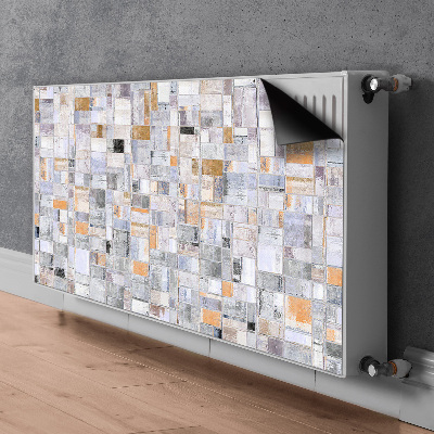 Magnetiskt radiatorskydd Färgglada plattor