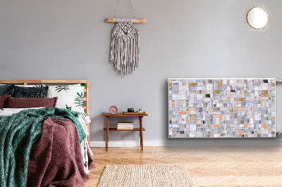Magnetiskt radiatorskydd Färgglada plattor