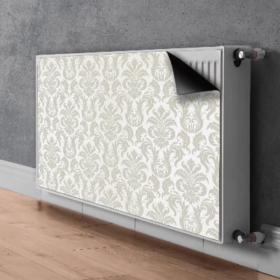 Magnetiskt radiatorskydd Blommig tapet