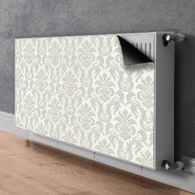 Magnetiskt radiatorskydd Blommig tapet