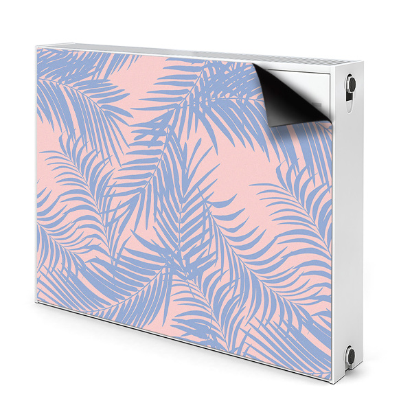 Magnetiskt radiatorskydd Blå löv