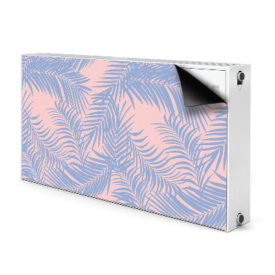 Magnetiskt radiatorskydd Blå löv