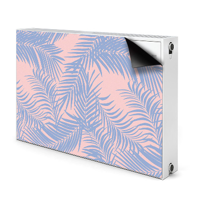 Magnetiskt radiatorskydd Blå löv