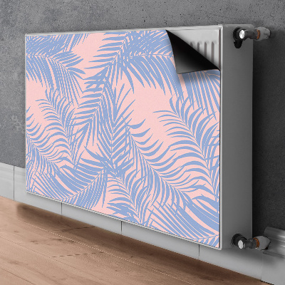 Magnetiskt radiatorskydd Blå löv