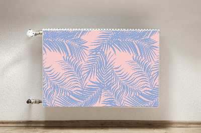 Magnetiskt radiatorskydd Blå löv