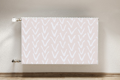 Magnetiskt radiatorskydd V ljusrosa