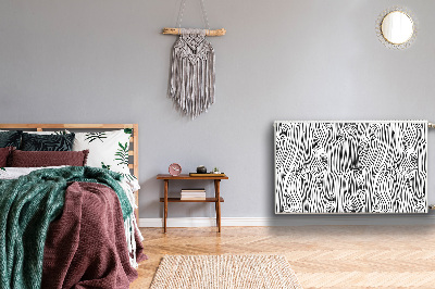 Magnetisk radiatorkåpa Träimitation