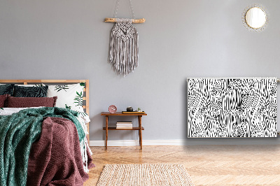 Magnetisk radiatorkåpa Träimitation