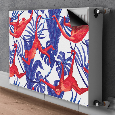 Magnetisk radiatorkåpa Abstrakt för apor