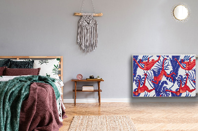 Magnetisk radiatorkåpa Abstrakt för apor