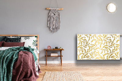 Magnetisk radiatorkåpa guldlöv