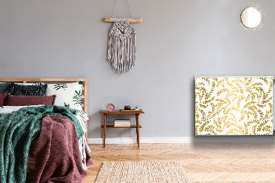 Magnetisk radiatorkåpa guldlöv