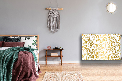 Magnetisk radiatorkåpa guldlöv